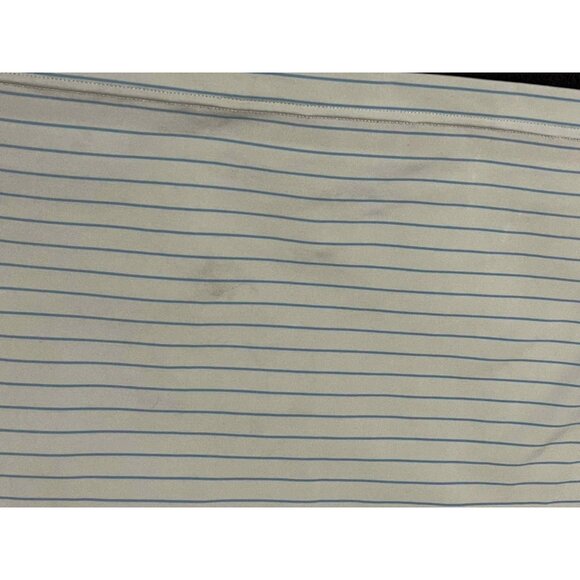 Peter Millar Polo Shirt Mens XL Blue White Stripe Summer Comfort Golf Stains - Picture 9 of 9